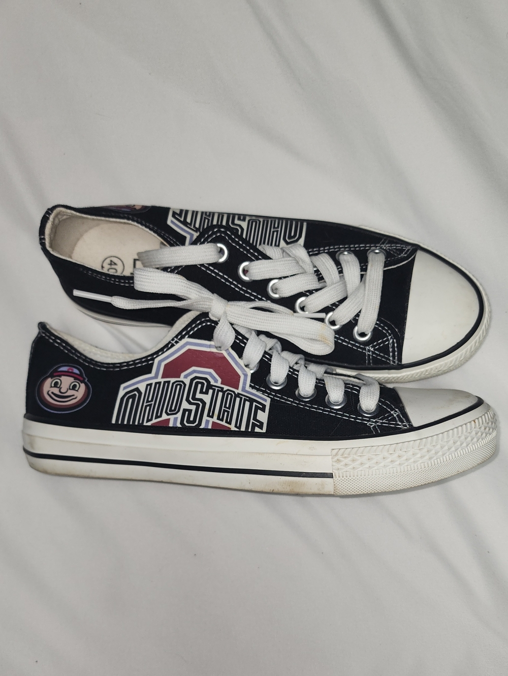 OSU Black Low-Top Sneakers